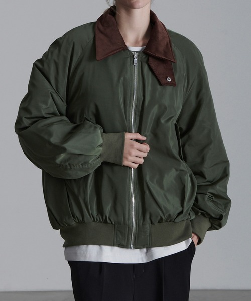 セール】オーバーハイブリッド コーデュロイMA-1ブルゾン（MA-1