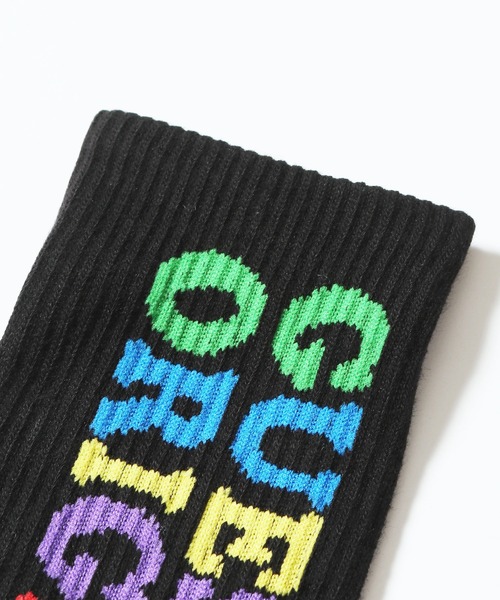 Guess(ゲス)の「GUESS×J.BALVIN/ゲス×J.バルヴィン GO J BALVIN PEACE SOCKS ロゴソックス ハイソックス 靴下(ソックス/靴下・メンズ・ブラック・ONE SIZE)」の17枚目の写真