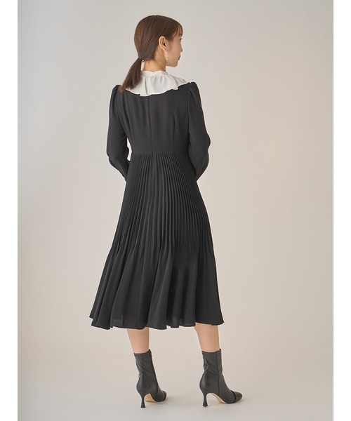 CELFORD（セルフォード）の「◇ボウタイプリーツワンピース