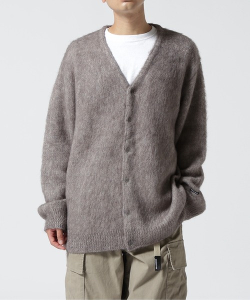 MANASTASH（マナスタッシュ）の「MANASTASH/マナスタッシュ　ABERDEEN KURTIGAN　アバディーンカーディガン（カーディガン/ボレロ・メンズ・ブラック/ライトグレー/モスグリーン/イエロー/ピンク/モカ・MEDIUM/LARGE/X-LARGE/2XL）」の3枚目の写真