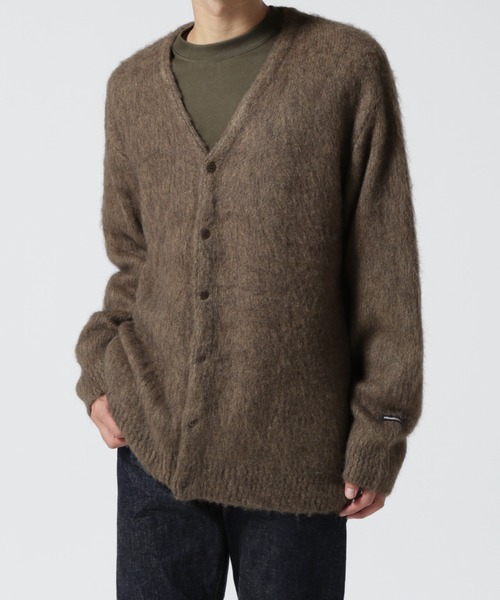 MANASTASH（マナスタッシュ）の「MANASTASH/マナスタッシュ　ABERDEEN KURTIGAN　アバディーンカーディガン（カーディガン/ボレロ・メンズ・ブラック/ライトグレー/モスグリーン/イエロー/ピンク/モカ・MEDIUM/LARGE/X-LARGE/2XL）」の4枚目の写真