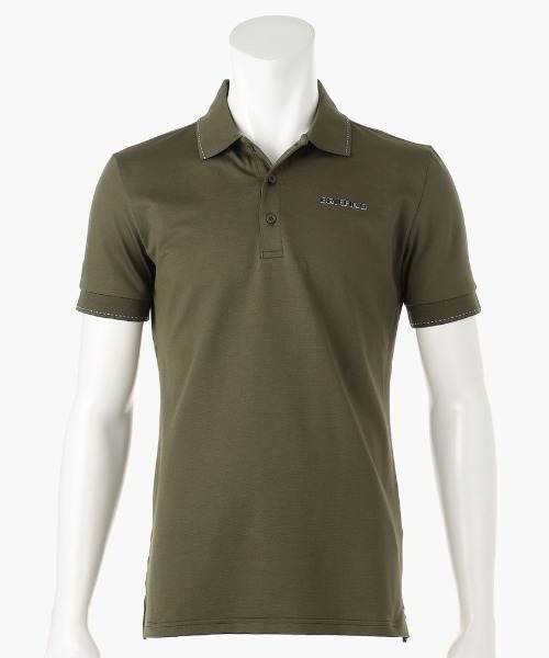 BRIEFING（ブリーフィング）の「【ブリーフィングゴルフ】MENS BASIC POLO/メンズベーシックポロ（ポロシャツ・メンズ・ネイビー/ホワイト/ブラック/オリーブ/グリーン系その他2/チャコールグレー・M/L/XL/S）」の4枚目の写真