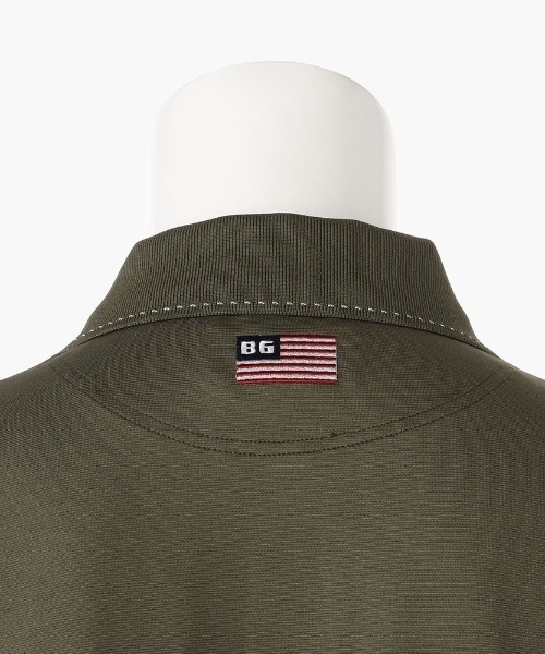 BRIEFING（ブリーフィング）の「【ブリーフィングゴルフ】MENS BASIC POLO/メンズベーシックポロ（ポロシャツ・メンズ・ネイビー/ホワイト/ブラック/オリーブ/グリーン系その他2/チャコールグレー・M/L/XL/S）」の9枚目の写真