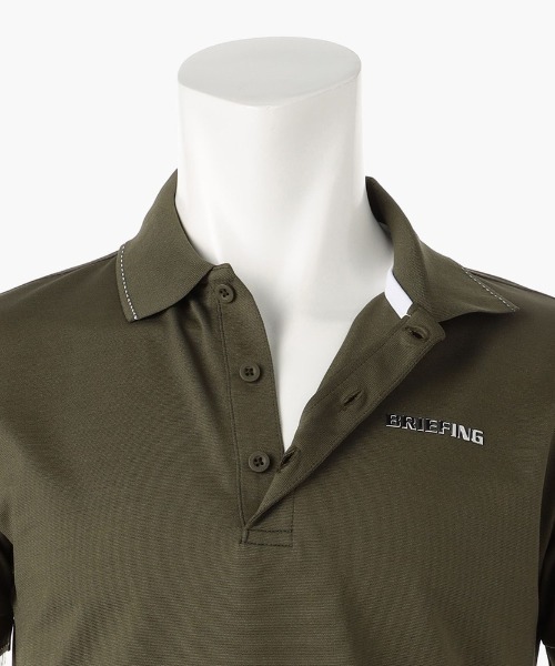 BRIEFING（ブリーフィング）の「【ブリーフィングゴルフ】MENS BASIC POLO/メンズベーシックポロ（ポロシャツ・メンズ・ネイビー/ホワイト/ブラック/オリーブ/グリーン系その他2/チャコールグレー・M/L/XL/S）」の11枚目の写真