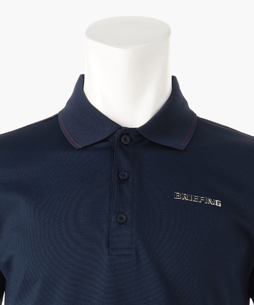 BRIEFING（ブリーフィング）の「【ブリーフィングゴルフ】MENS BASIC POLO/メンズベーシックポロ（ポロシャツ・メンズ・ネイビー/ホワイト/ブラック/オリーブ/グリーン系その他2/チャコールグレー・M/L/XL/S）」の18枚目の写真