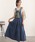 ElegChic�i�G���O�V�b�N�j�́u�f�j�� �e�B�A�[�h �T���y�b�g �X�J�[�g �i�X�J�[�g�j�v�b�u���[