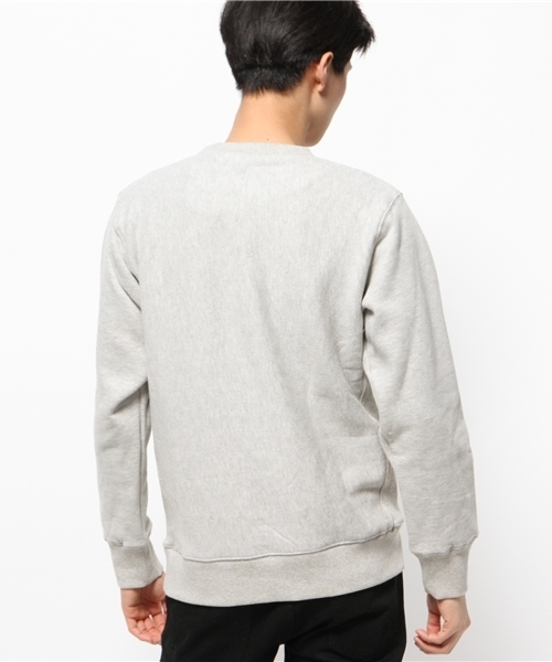 WHO'S WHO gallery（フーズフーギャラリー）の「【rinevuos】ロゴクルースウェット（スウェット・メンズ・グレー・MEDIUM/LARGE）」の4枚目の写真