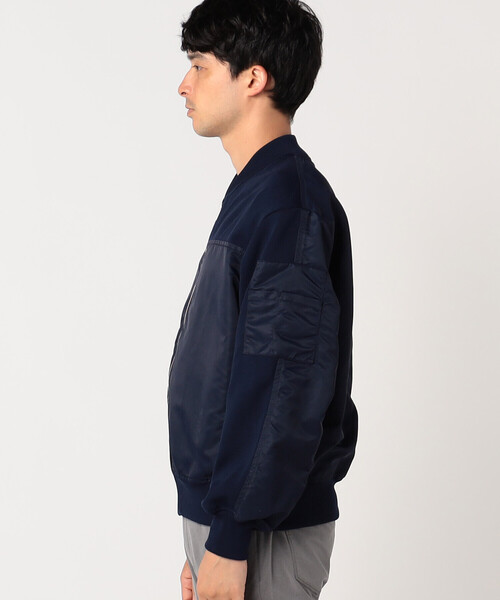 COMME CA ISM(コムサイズム)の「ボンバーブルゾン(ブルゾン・メンズ・ブラック/ネイビー・LARGE/MEDIUM)」の12枚目の写真