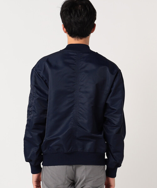 COMME CA ISM(コムサイズム)の「ボンバーブルゾン(ブルゾン・メンズ・ブラック/ネイビー・LARGE/MEDIUM)」の13枚目の写真