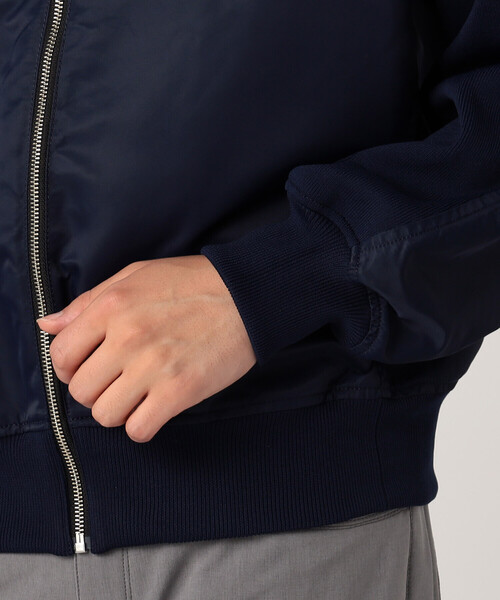 COMME CA ISM(コムサイズム)の「ボンバーブルゾン(ブルゾン・メンズ・ブラック/ネイビー・LARGE/MEDIUM)」の16枚目の写真