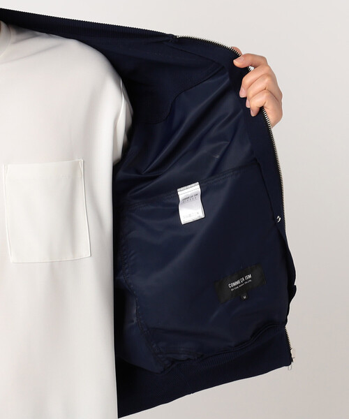 COMME CA ISM(コムサイズム)の「ボンバーブルゾン(ブルゾン・メンズ・ブラック/ネイビー・LARGE/MEDIUM)」の4枚目の写真