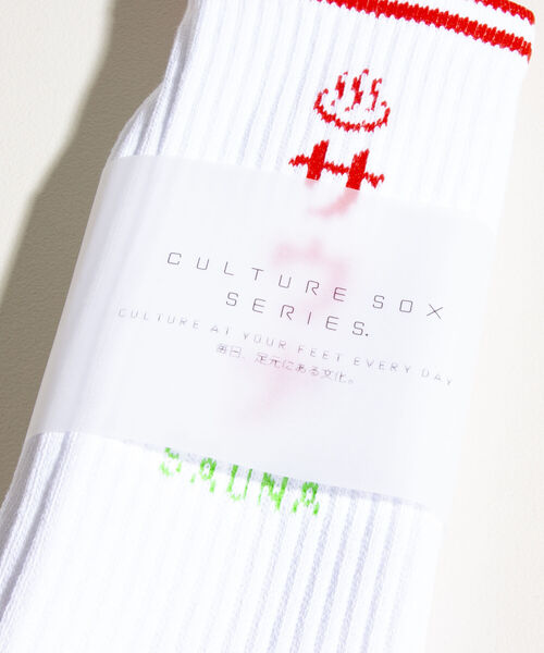GLOSTER（グロスター）の「【GLOSTER/グロスター】カルチャーソックスシリーズ ラインソックス デザインソックス（ソックス/靴下・メンズ・ブラック系その他4/グリーン系その他4/ブルー系その他4/パープル系その他5/レッド系その他4・FREE）」の12枚目の写真