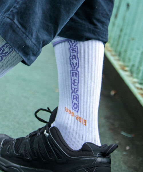 GLOSTER（グロスター）の「【GLOSTER/グロスター】カルチャーソックスシリーズ ラインソックス デザインソックス（ソックス/靴下・メンズ・ブラック系その他4/グリーン系その他4/ブルー系その他4/パープル系その他5/レッド系その他4・FREE）」の22枚目の写真