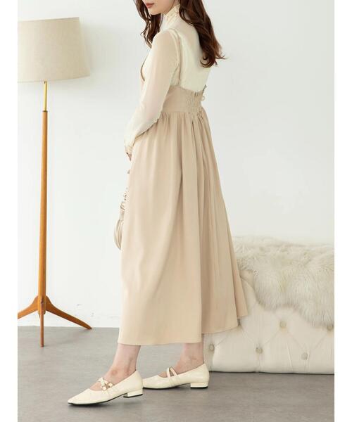 SLURR（スラ―）の「ギャザーフレアキャミワンピース（ワンピース・レディース・ブルー/その他8・FREE）」の18枚目の写真