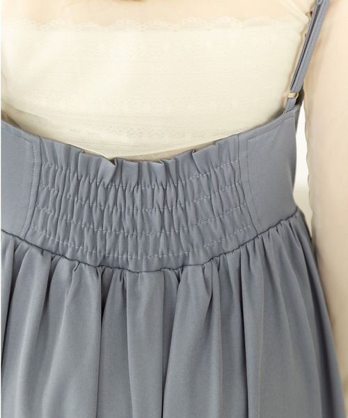 SLURR（スラ―）の「ギャザーフレアキャミワンピース（ワンピース・レディース・ブルー/その他8・FREE）」の11枚目の写真