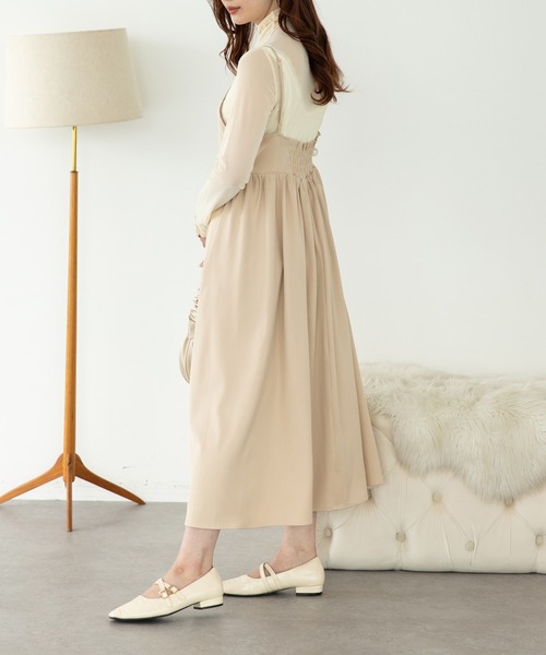 SLURR（スラ―）の「ギャザーフレアキャミワンピース（ワンピース・レディース・ブルー/その他8・FREE）」の13枚目の写真