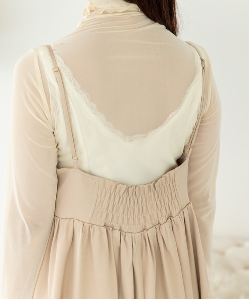 SLURR（スラ―）の「ギャザーフレアキャミワンピース（ワンピース・レディース・ブルー/その他8・FREE）」の10枚目の写真