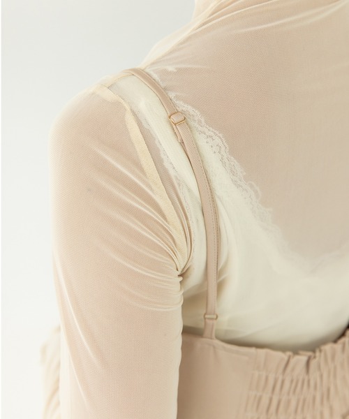 SLURR（スラ―）の「ギャザーフレアキャミワンピース（ワンピース・レディース・ブルー/その他8・FREE）」の9枚目の写真