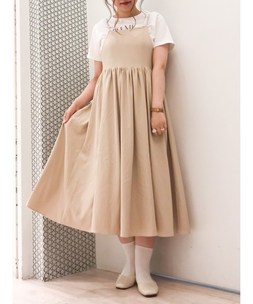 SLURR（スラ―）の「ギャザーフレアキャミワンピース（ワンピース・レディース・ブルー/その他8・FREE）」の14枚目の写真