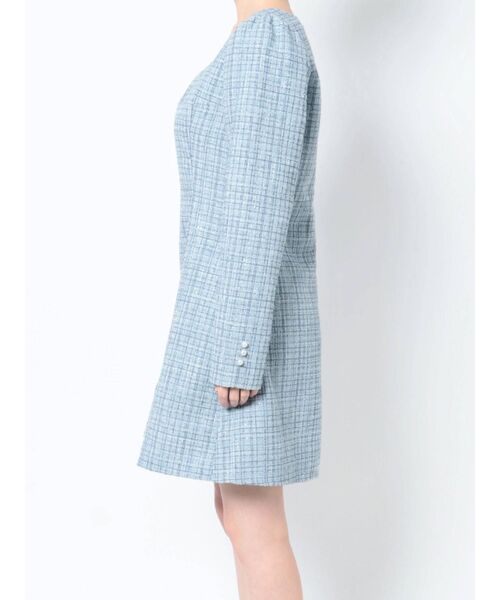 CALNAMUR（カルナムール）の「ツィードミニワンピース（ワンピース・レディース・ブラック/ブルー・FREE）」の7枚目の写真