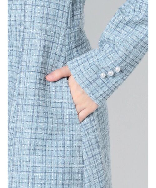 CALNAMUR（カルナムール）の「ツィードミニワンピース（ワンピース・レディース・ブラック/ブルー・FREE）」の11枚目の写真