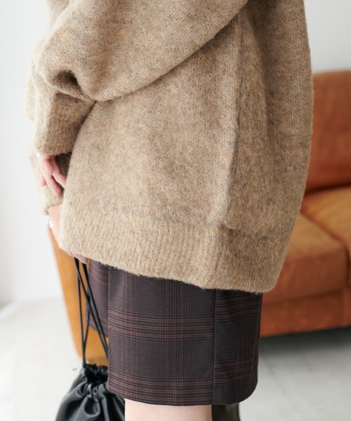 【セール】【ユニセックス/WEB限定】ダブルジャガードロゴビッグニットプルオーバー（ニット/セーター）｜DISCOAT（ディスコート）