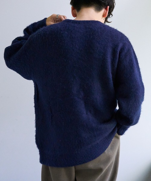 【セール】【ユニセックス/WEB限定】ダブルジャガードロゴビッグニットプルオーバー（ニット/セーター）｜DISCOAT（ディスコート）