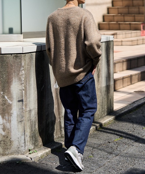 【セール】【ユニセックス/WEB限定】ダブルジャガードロゴビッグニットプルオーバー（ニット/セーター）｜DISCOAT（ディスコート）