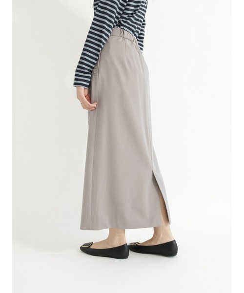 Te chichi(テチチ)の「サイドボタントラペーズスカート(スカート・レディース・ネイビー/ブルー/グレー・SMALL/MEDIUM)」の11枚目の写真