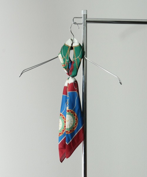 Art re A select（アトリエセレクト）の「SILKYFABRIC PATTERNED SCARF/シルキーファブリック アソート 総柄 ストール スカーフ（バンダナ/スカーフ・メンズ・ブラック系その他/ホワイト系その他/レッド系その他/ブラック系その他2/グレー系その他/ブルー系その他・FREE）」の13枚目の写真