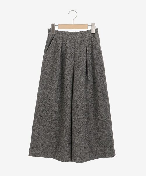 le.coeur blanc(ルクールブラン)の「ツイードライクワイドクロップドパンツ(スラックス・レディース・グレー系その他/グレー/ブラック・36/38)」の4枚目の写真
