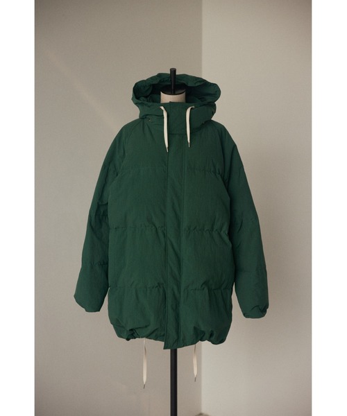 BLACK BY MOUSSY（ブラックバイマウジー）の「down coat（ダウンコート）（ダウンジャケット/コート・レディース・グリーン/ブラック・2/1）」の5枚目の写真