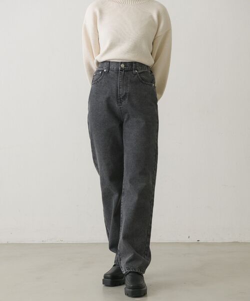 RETRO GIRL(レトロガール)の「ストレートデニムPT(その他パンツ・レディース・ダークブルー/インディゴブルー/ブラック・FREE)」の8枚目の写真