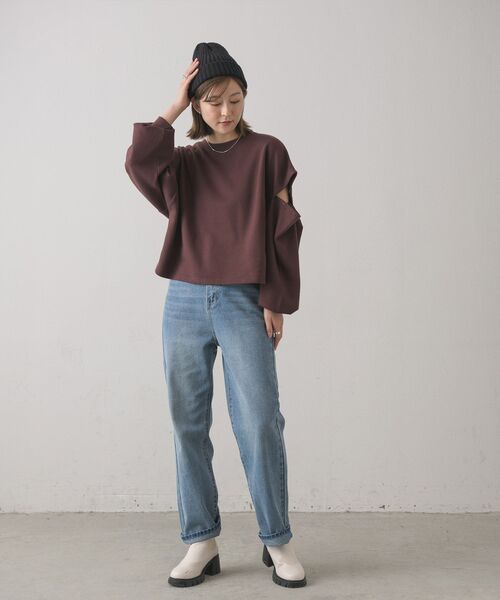 RETRO GIRL(レトロガール)の「ストレートデニムPT(その他パンツ・レディース・ダークブルー/インディゴブルー/ブラック・FREE)」の15枚目の写真