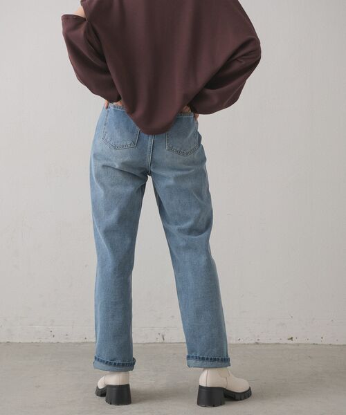 RETRO GIRL(レトロガール)の「ストレートデニムPT(その他パンツ・レディース・ダークブルー/インディゴブルー/ブラック・FREE)」の21枚目の写真