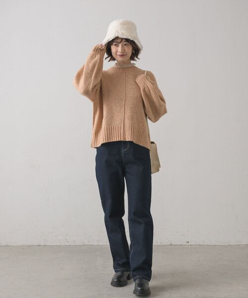 RETRO GIRL(レトロガール)の「ストレートデニムPT(その他パンツ・レディース・ダークブルー/インディゴブルー/ブラック・FREE)」の22枚目の写真