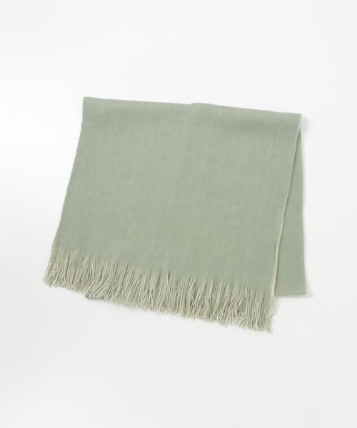 KBF（ケイビーエフ）の「リバーシブル無地ストール（マフラー・レディース・パープル系その他/ベージュ系その他/グリーン系その他・ONE）」の14枚目の写真