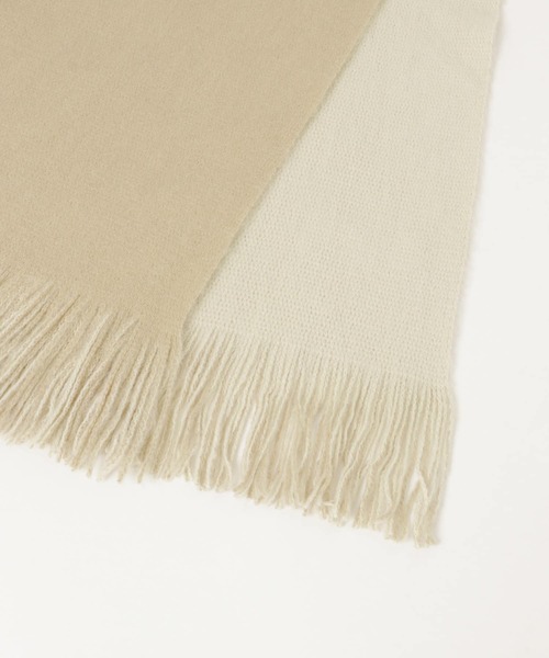 KBF（ケイビーエフ）の「リバーシブル無地ストール（マフラー・レディース・パープル系その他/ベージュ系その他/グリーン系その他・ONE）」の20枚目の写真