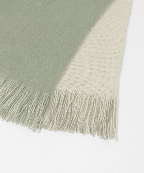 KBF（ケイビーエフ）の「リバーシブル無地ストール（マフラー・レディース・パープル系その他/ベージュ系その他/グリーン系その他・ONE）」の21枚目の写真