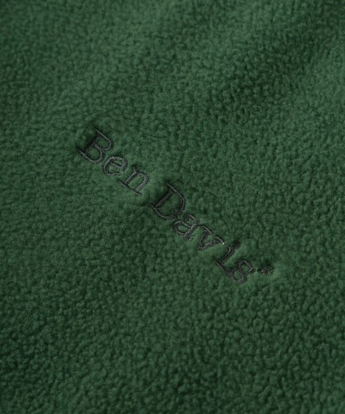 BEN DAVIS(ベンデイビス)の「【BEN DAVIS/ベンデイビス】ブランドロゴ刺繍 スタンドスナップボタン フリースヘンリーネック/ハーフボタン プルオーバー/ ビッグシルエット(スウェット・レディース・ダークグリーン/グレー/ライトブルー・M/L/XL)」の12枚目の写真