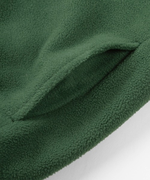 BEN DAVIS(ベンデイビス)の「【BEN DAVIS/ベンデイビス】ブランドロゴ刺繍 スタンドスナップボタン フリースヘンリーネック/ハーフボタン プルオーバー/ ビッグシルエット(スウェット・レディース・ダークグリーン/グレー/ライトブルー・M/L/XL)」の7枚目の写真