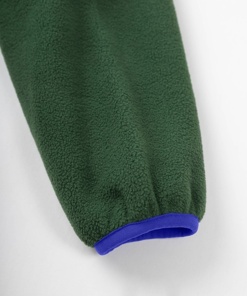 BEN DAVIS(ベンデイビス)の「【BEN DAVIS/ベンデイビス】ブランドロゴ刺繍 スタンドスナップボタン フリースヘンリーネック/ハーフボタン プルオーバー/ ビッグシルエット(スウェット・レディース・ダークグリーン/グレー/ライトブルー・M/L/XL)」の9枚目の写真