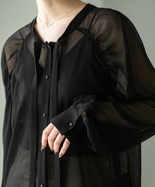 Noble - 【新品タグ付き】2wayボウタイブラウス Noble（ノーブル）の「2wayボウタイブラウス（シャツ/ブラウス