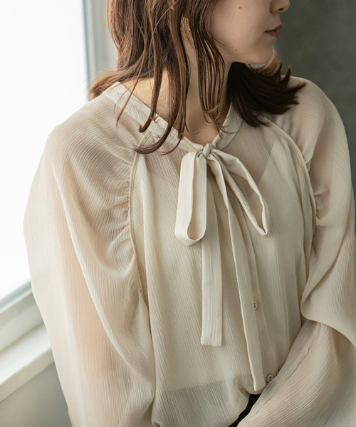 Noble - 【新品タグ付き】2wayボウタイブラウス Noble（ノーブル）の「2wayボウタイブラウス（シャツ/ブラウス