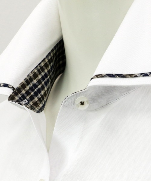 TOKYO SHIRTS（トウキョウシャツ）の「透け防止 形態安定ノーアイロン レギュラー 長袖ビジネスワイシャツ（ビジネスシャツ・レディース・ホワイト・XS/S/M/L/LL/XL）」の6枚目の写真