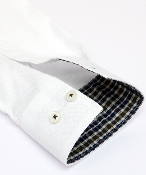 TOKYO SHIRTS（トウキョウシャツ）の「透け防止 形態安定ノーアイロン レギュラー 長袖ビジネスワイシャツ（ビジネスシャツ・レディース・ホワイト・XS/S/M/L/LL/XL）」の3枚目の写真