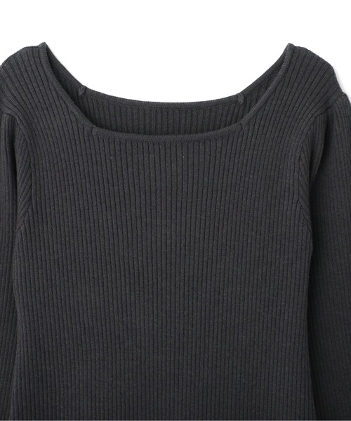 PROPORTION BODY DRESSING（プロポーションボディドレッシング）の「前後２ｗａｙアシメヘムドッキングマーメイドニットワンピース / 1213140102（ワンピース・レディース・ダークグレー/ベージュ・SMALL/MEDIUM）」の16枚目の写真