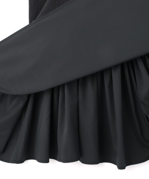 PROPORTION BODY DRESSING（プロポーションボディドレッシング）の「前後２ｗａｙアシメヘムドッキングマーメイドニットワンピース / 1213140102（ワンピース・レディース・ダークグレー/ベージュ・SMALL/MEDIUM）」の21枚目の写真