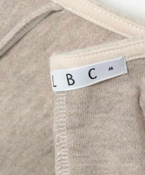 LBC(エルビーシー)の「圧縮ジャージ深Vプルオーバー(Tシャツ/カットソー・レディース・チャコールグレー/ベージュ/ネイビー・M)」の9枚目の写真