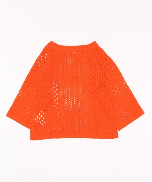 coca(coca)(コカ)の「キッズ ニット レース編み Uネック トップス(ニット/セーター・キッズ・オレンジ/ライトグリーン/アイボリー・100/110/120/130/140)」の22枚目の写真